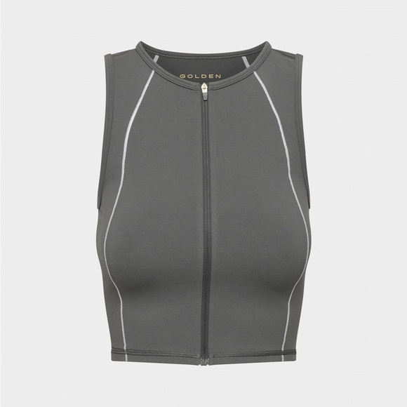 NEW Artizia Golden LIFE Icon Tank Coal Grey / White - Size XS - Picture 3 of 5